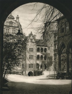 'Heidelberg. Courtyard of the Castle', 1931. Artist: Kurt Hielscher.