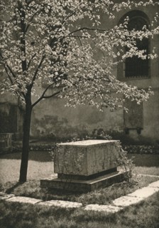 'Wurzburg - Tomb of Walther von der Vogelweide', 1931. Artist: Kurt Hielscher.