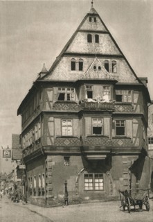 'Miltenberg a. Main - Gasthaus zum Riesen, 1931. Artist: Kurt Hielscher.