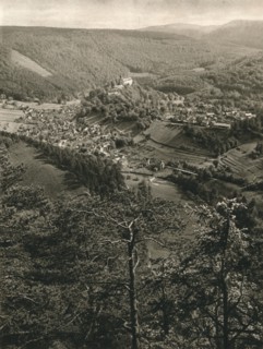 'Schwarzburg (Thuringen) - View from the Trippstein', 1931. Artist: Kurt Hielscher.