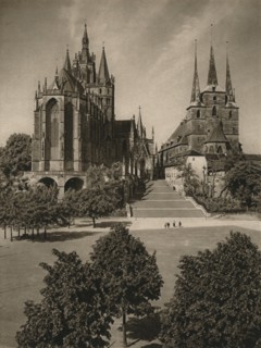 'Erfurt. Cathedral and Severi Church', 1931. Artist: Kurt Hielscher.