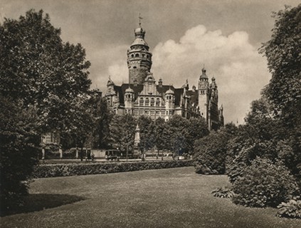 'Leipzig - New Town Hall', 1931. Artist: Kurt Hielscher.