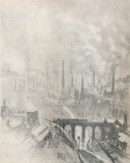 'Munition City', 1916, (1917). Artist: Joseph Pennell.