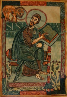 St. Mark from the Godescalc Gospel Lectionary, 781-783 (1947). Artist: Godescalc.