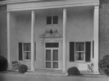 Entrance detail, Creek Club, Locust Valley, New York, 1925. Artist: Unknown.