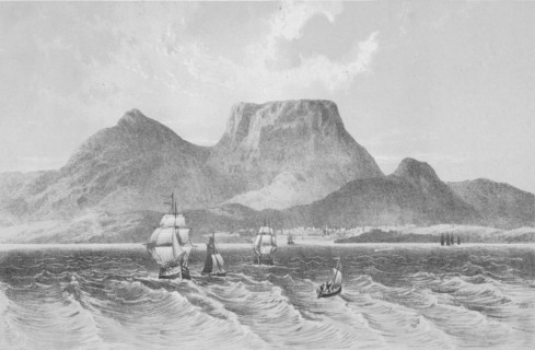 'Table Mountan - Cape of Good Hope', c1880. Artist: Unknown.