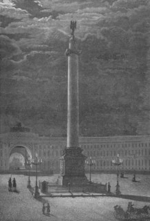 'The Column Alexander, St. Peterssburg', c1900. Artist: Unknown.