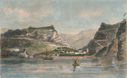 'Vue de Jam's Town', c19th century. Artist: Unknown.