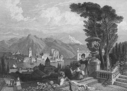 'Lake of Como', c1850. Artist: Unknown.