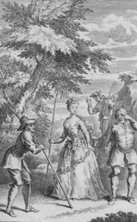 'Damon & Phillida', c1730. Artist: Gerard Vandergucht.