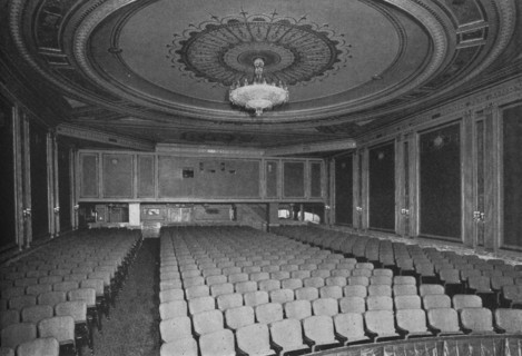 Auditorium from the stage, Cameo Theatre, New York, 1925. Artist: Unknown.