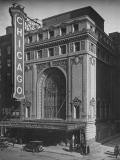 Front elevation, the Chicago Theatre, Chicago, Illinois, 1925. Artist: Unknown.
