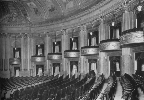 A successful and unusual treatment of boxes, Al Ringling Theatre, Baraboo, Wisconsin, 1925. Artist: Unknown.