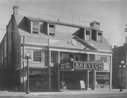 The Babylon Theatre, Babylon, New York, 1925. Artist: Unknown.