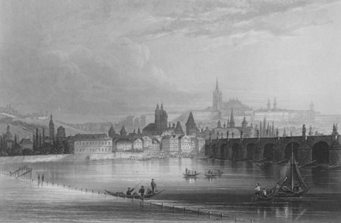 'Prague', c1850. Artist: Albert Henry Payne.
