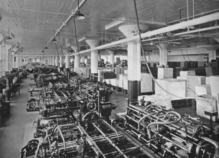 View in the press room of the Metropolitan Life Insurance Company, Long Island City, New York, 1922. Artist: Unknown.
