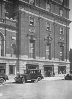 Detail of end bay, Hotel Statler, Buffalo, New York, 1923. Artist: Unknown.
