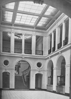 Interior of public space, Illinois Life Insurance Company Building, Chicago, Illinois, 1923. Artist: Unknown.