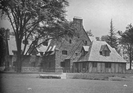 Elevation overlooking the 10th tee, West Course, Winged Foot Golf Club, Mamaroneck, New York, 1925. Artist: Unknown.