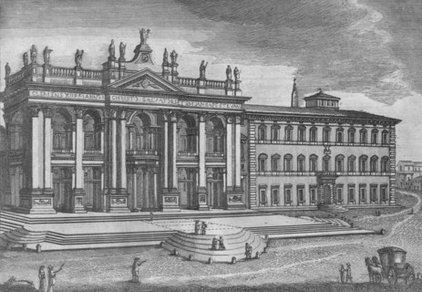 'Basilica di San Giovanni in Laterano. Basilique de St. Jean de Latran', c19th century. Artist: Unknown.
