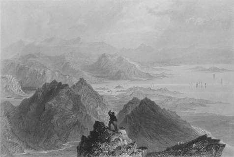 'Scene from Sugar-loaf Mountain', c1840. Creator: James Baylis Allen.
