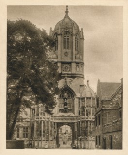 'Tom Tower, Christchurch College', 1923. Artist: Unknown.