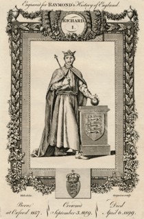 'Richard I', (1157-1199), c1787.  Artist: Unknown.