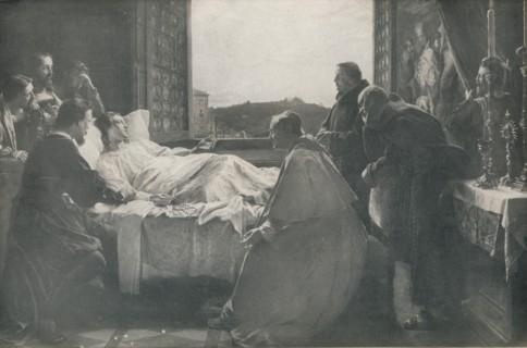 'The Last Moments of Raphael', 1866, (1917). Artist: Henry Nelson O'Neil.