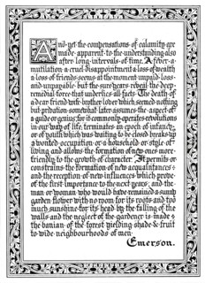 Compensations Quotation from Emerson', c1917, (1917). Artist: Ralph Waldo Emerson.
