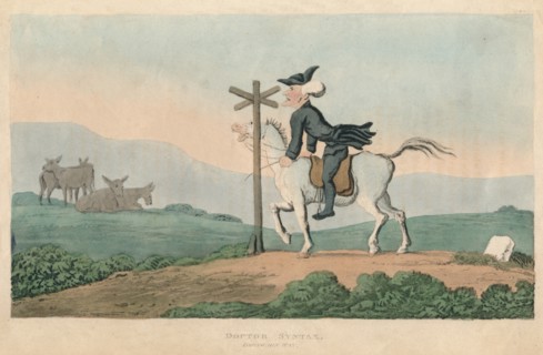 'Doctor Syntax, Losing His Way', 1820. Artist: Thomas Rowlandson.
