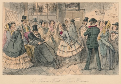 'Sir Thomas Trout & The Bloomer', 1854. Artist: John Leech.