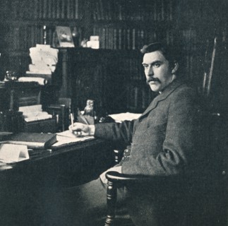 'Rev. Sylvester Horne, B.A., In His Study', 1901. Artist: Unknown.