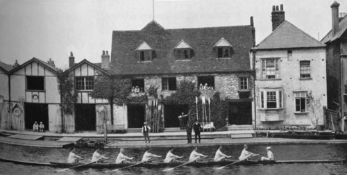 'The Boathouse After Reconstruction, 1909', 1935. Artists: Mr Mundy, Hills and Saunders.