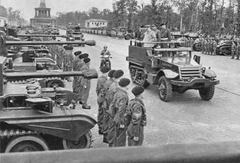 'British Victory Parade in Berlin, July, 1945', 1945 (1955). Artist: Unknown.