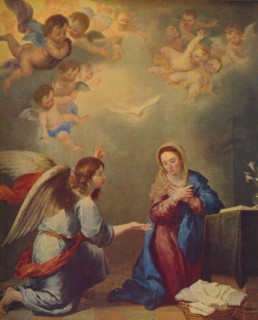 'La Anunciacion', (The Annunciation), 1660, (c1934). Artist: Bartolomé Esteban Murillo.