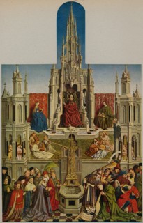 'La Fuente De La Vida', (The Fountain of Grace), 1430-1455, (c1934). Artist: Jan van Eyck.