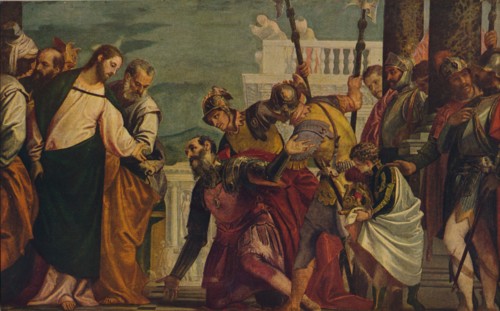 'Jesus Y El Centurio De Cafarnaun', (Jesus and the Centurion), 1571, (c1934). Artist: Paolo Veronese.
