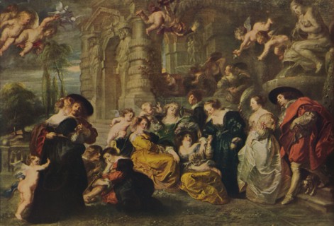'El Jardin Del Amor', (The Garden of Love), 1633, (c1934). Artist: Peter Paul Rubens.
