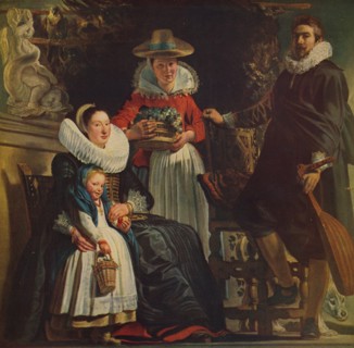 'Retrato de Familia', (Painter's Family), 1612-1622, (c1934). Artist: Jacob Jordaens.