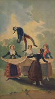 'El Pelele', (The Straw Manikin), 1791-1792, (c1934). Artist: Francisco Goya.