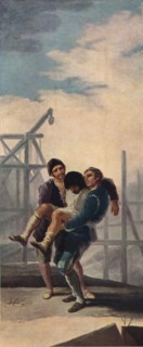 'The injured Mason', 1786-1787 (1939). Artist: Francisco Goya.