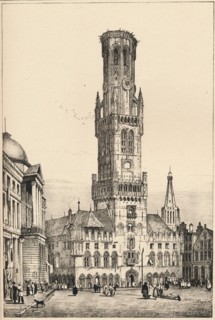 'Bruges', c1820 (1915). Artist: Samuel Prout.