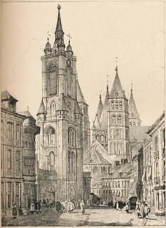 'Tournai', c1820 (1915). Artist: Samuel Prout.