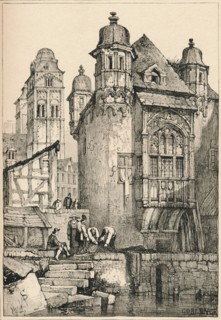 'Coblence', c1820 (1915). Artist: Samuel Prout.