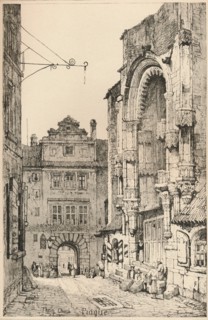 'Prague', c1820 (1915). Artist: Samuel Prout.