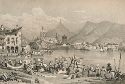 'Como', c1830 (1915). Artist: Samuel Prout.