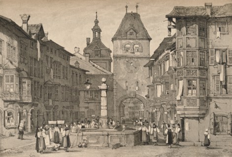 'Schaffhausen', c1830 (1915). Artist: Samuel Prout.