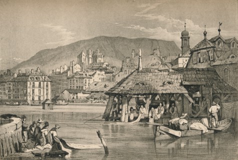 'Geneva', c1830 (1915). Artist: Samuel Prout.