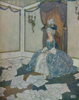 She had read all the newspapers in the world and had forgotten them again, so clever is she, 1912. Artist: Edmund Dulac.