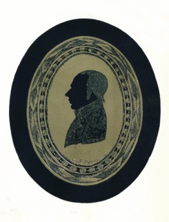 'Silhouette Portrait of a Man', 18th century, (1911). Artist: Farberger.